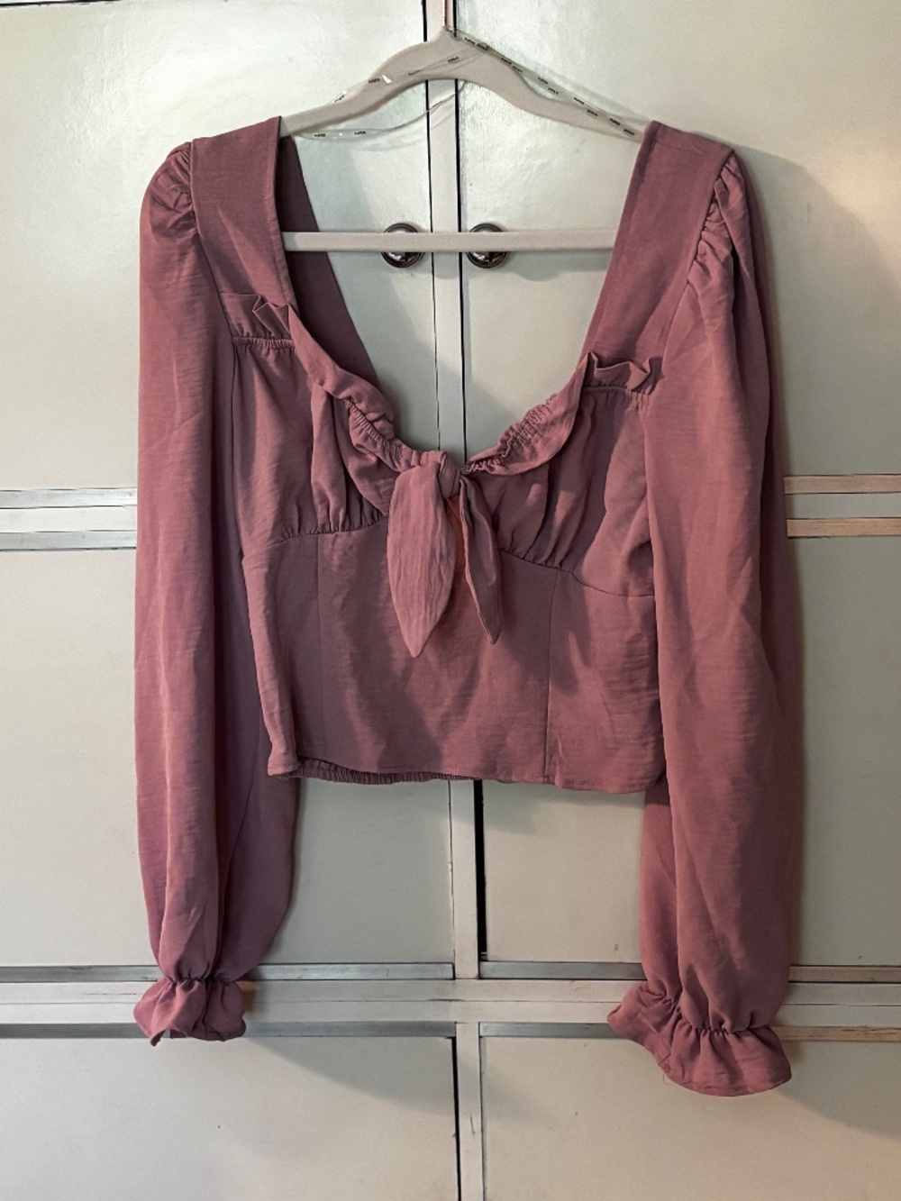 Blashe Women Long Sleeves Blouse pink Medium